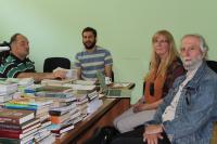 В ЧКЦ состоялась встреча с шведским кавказоведом, профессором Кариной Вамлинг и профессором Резо Чантуриа